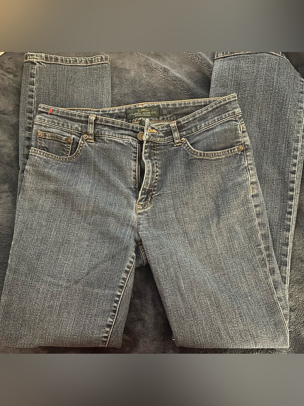Lauren Ralph Lauren Women's Straight-Leg Jeans in Faded Blue